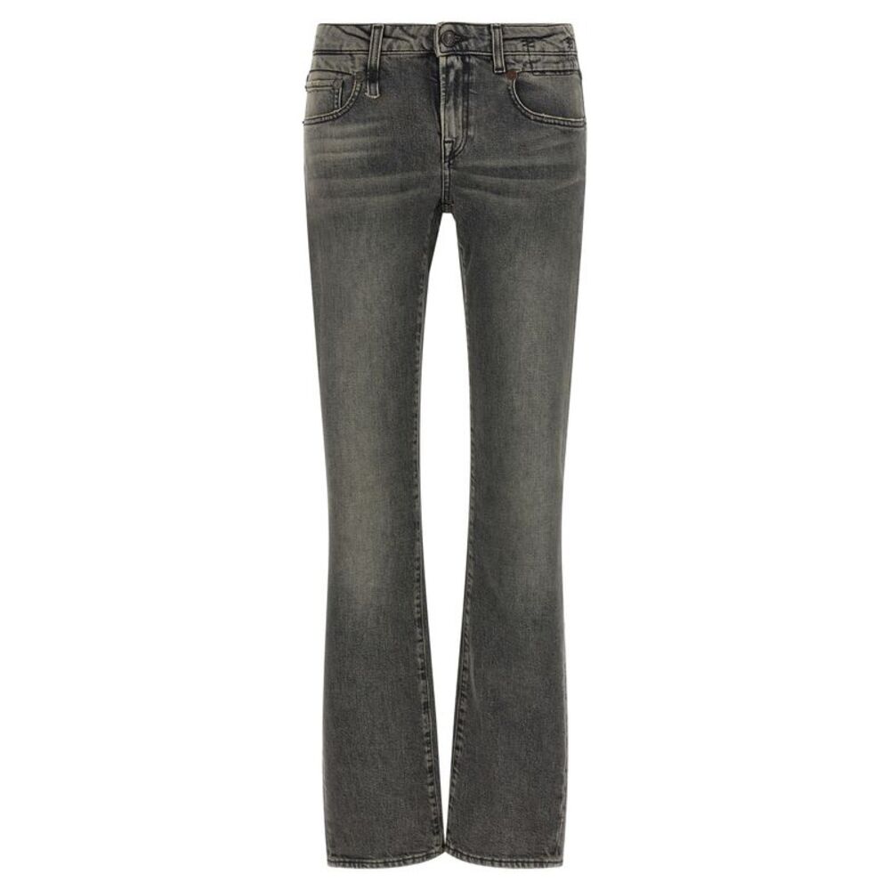 R13 Black Cotton Bootcut Women's Jeans